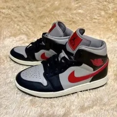 【NIKE】エアジョーダン1 AIRjordan1 MID 25.5cm G/R