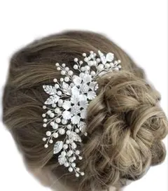 エレガントなウェディングヘッドドレス