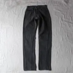 先染め•フェード 80s Levi's 501 ブラックデニム パンツ usa