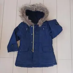 COMME CA ISM ネイビー ダウンコート 100cm