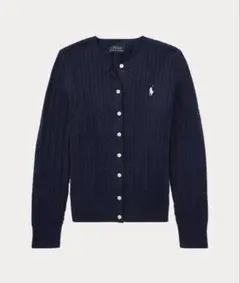 【Polo Ralph Lauren】ミニ ケーブル コットン カーディガン