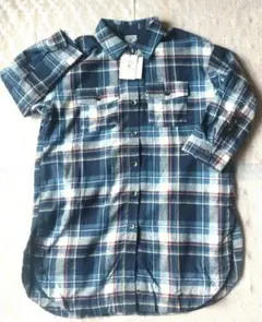 再値下げ♪タグ付き　あったか裏フリース　シャツコート　チェック柄　　4L