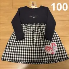 アンパンマン　ドキンちゃん　コキンちゃん　ワンピース　100サイズ