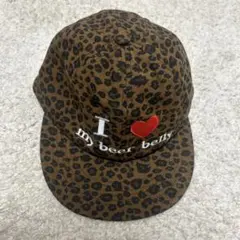 ヒョウ柄 キャップ