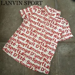 未使用品LANVIN SPORT 総柄プリントシャツレディース - メルカリ