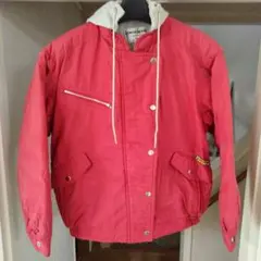 昭和レトロ FRIEND HOUSE 中綿入り ブルゾン ジャンパー フード付き