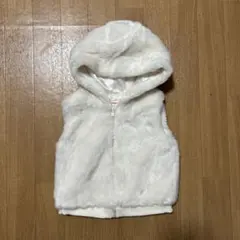 GYMBOREE フード付きファーベスト 2T 3T