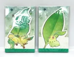 【未開封】 ポケモン もりのおくりもの ダイカット メモ チコリータ リーフィア