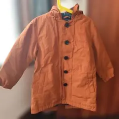 ユニクロ　JWANDERSON オレンジ色フード付きコート 110