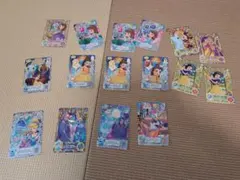 ディズニープリンセス トレーディングカード 16枚セット