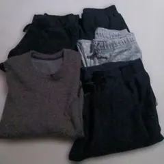 ユニクロUNIQLOルームウェア 5点セット　スウェット、フリース等