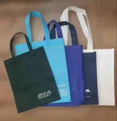 不織布トートバッグ　5セット