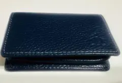 MunsingwearシボレザーBOX型小銭入れ ネイビー美品(新品・未使用)