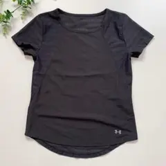 アンダーアーマー 半袖Tシャツ ヒートギア　レディース M 黒　ランニング