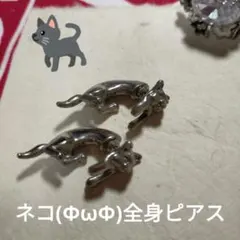 猫 ピアス