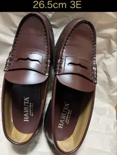 【美品】HARUTA ブラウン ローファー 26.5cm 3E