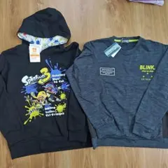 新品★１５０センチ　男の子　パーカー　スプラトゥーン３　長袖　Tシャツ　セット