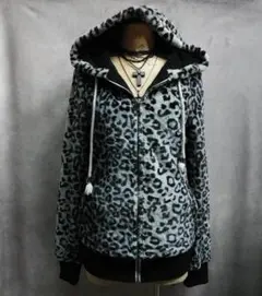 y2k　パーカー　レオパード　フェアリーグランジ　平成ギャル　00s　51214