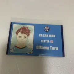 ハイキュー ファンパーク 名刺カード 及川徹