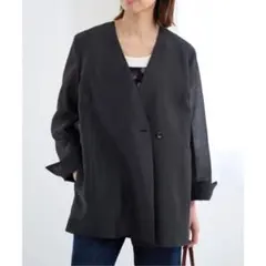 TODAYFUL Collarless Twill Jacket 38 - メルカリ