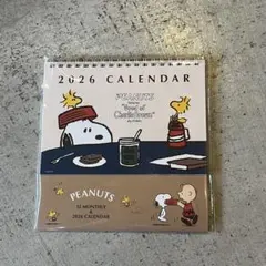 2026　リングカレンダー スヌーピー 卓上タイプ 37PCA-3