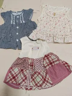 ベビートップス 夏用 3点セット 80サイズ