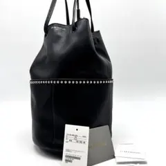 【未使用に近い・タグ付】ジェイアンドエム デイジーウィズスタッズ バケットバッグ