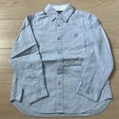 COMME CA ISM 長袖シャツ 120A ライトブルー