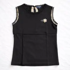 ⭐️新品未使用⭐️BURBERRY ノースリーブ トップス ブラック 160A