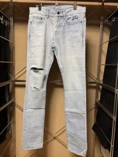 2026年最新】Saint Laurent デニムカラー：ライトブルー メンズ デニム 
