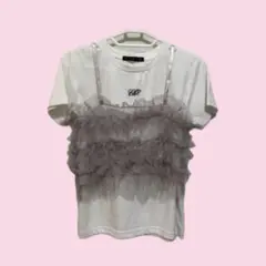 GORGE リボンチュールキャミセット