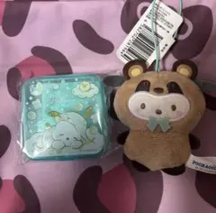 サンリオ　ポチャッコ　たぬき　ぬいぐるみ　キーホルダー　ケース　新品