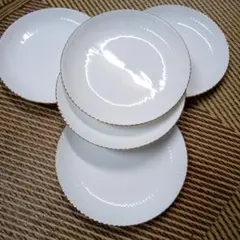 KURIYAMA陶器 ケーキ皿： ヴィンテージ・昭和レトロのサムネイル