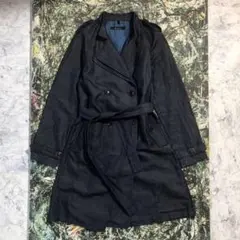 【美品】ジョンブル-Jhonbull-レイヤードロングデニムトレンチコート