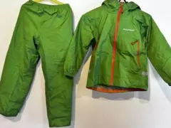 mont-bell レインスーツ 130サイズ グリーン
