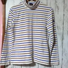 SAINT JAMES J.CREW タートルネック長袖カットソー Lサイズ