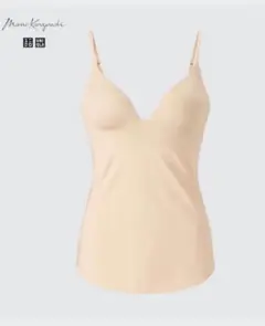 マメクロゴウチ　ユニクロエアリズム　プランジブラキャミソール