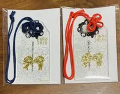 最終価格‼️激レア！ミャクミャク アクリル お守り 金色箔押し ペア 