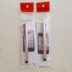 High-Sensitive Stylus Pen タッチペン ピンク2本セット