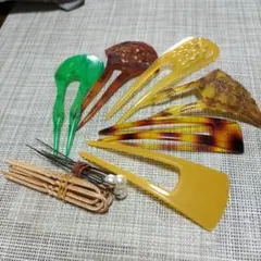 和装髪飾り 8点セット