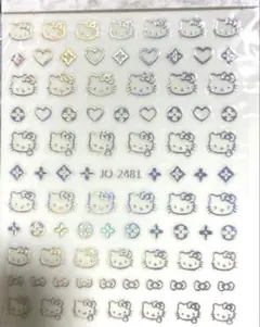 ハローキティ ホログラムネイルシール 1枚