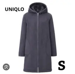 UNIQLO ✼ ボアフリースコート モコモコ ふわふわ ロング 裏ボア