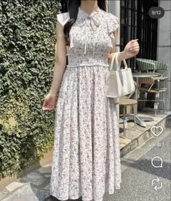 Eliza Croquis Floral Dress S /herlipto - メルカリ