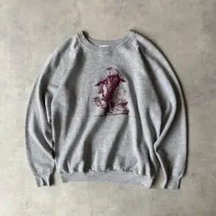 80s USA製 シャーロックホームズ スウェット ラグラン フルーツボディ