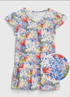 【新品、未使用】babygap ワンピース チュニック 80 花柄
