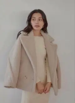 ACYM アシーム Teddy boa moco coatテディーボアコート - メルカリ
