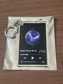 ØMI コラボカフェ ミュージックプレイヤー風アクリルキーホルダー SKY-HI