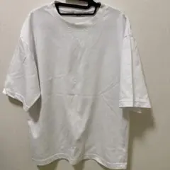 【UNIQLO U】エアリズムコットンオーバーサイズTシャツ 5分袖 L