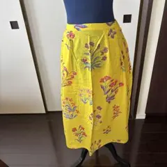 新品Pont de Chalons花柄ロングスカート イエローのサムネイル