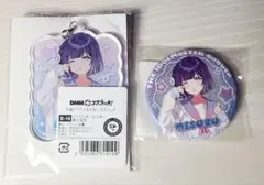 dmmスクラッチ D賞 E賞 秦谷美鈴 缶バッチアクリルキーホルダー